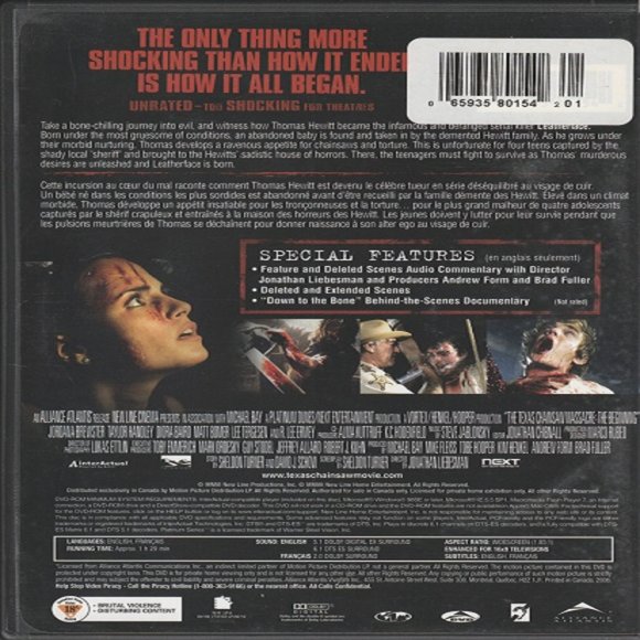 The Texas Chainsaw Massacre - The Beginning - 2006 Slasher Horror Flic - DVD - Picture 2 of 2